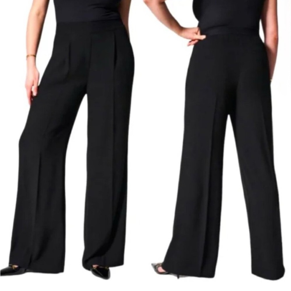 SPANX Carefree Crepe Pleated Trouser NWT